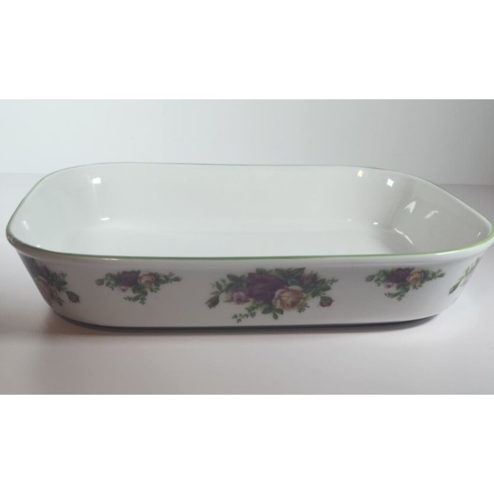 Royal Albert Old Country Roses 9.5 X 12" Baking Dish Or Lasagna Pan Rectangular